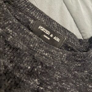 Porter & Ash Men's Long Sleeve Tee - Black